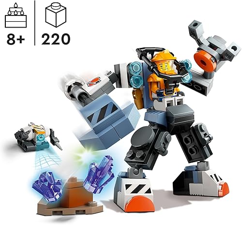 Miniatura 2 de LEGO City Space Construction Mech Suit Building Set, divertido juguete espacial para niños de 6 años en adelante, idea de regalo espacial para niños