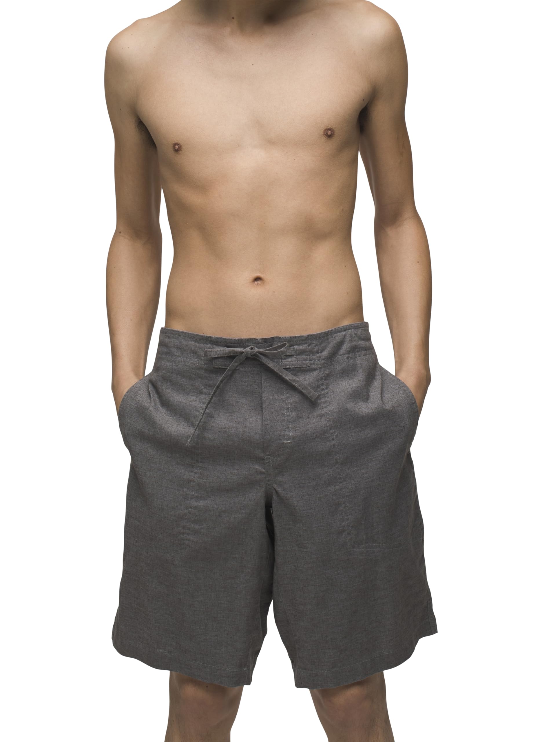 Pantalon Prana Sutra M Homme - Gris, Chanvre, Cordon - Taille M