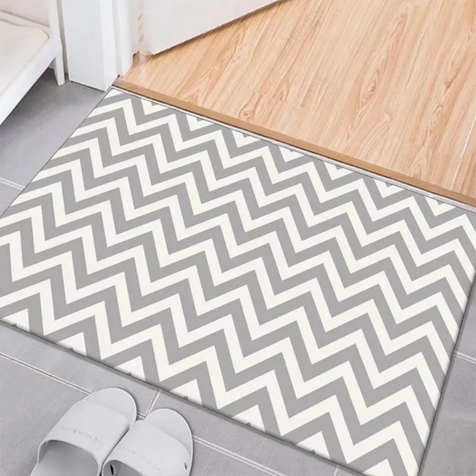 Paillasson d'entrée et tapis de salon géométrique pour un accueil chaleureux