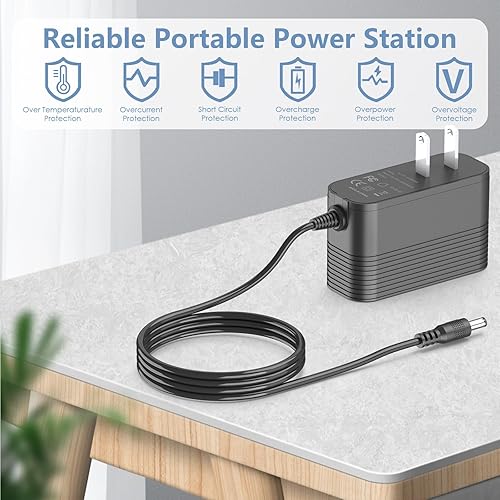 Miniatura 5 de Cargador para Fusion Black Pro Deep Tissue Massage Gun Reemplazo para Fusion Black Pro Massage Gun 24V 1A o 25.2V 1A Adaptador de corriente