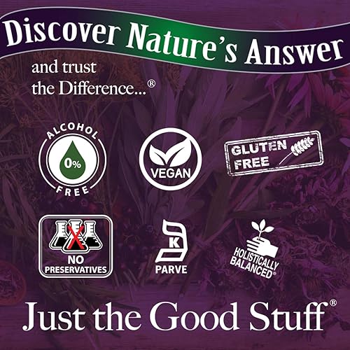 Miniatura 7 de Nature's Answer Red Clover Trifolium Pratense Hierba de espectro completo Natural Vegetariano Vegano Suplementos dietéticos de alta resistencia