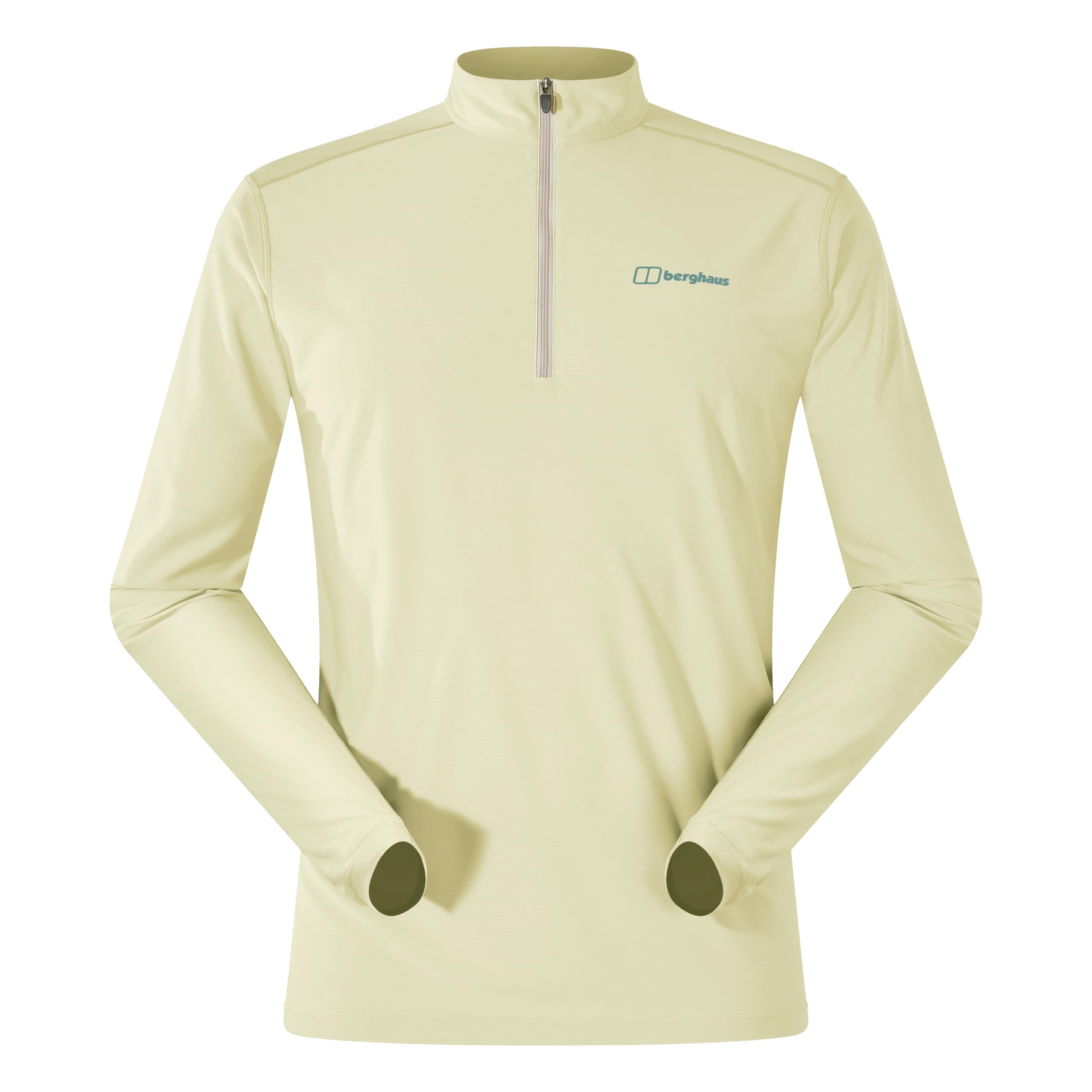 Berghaus Herren 24/7 Langärmeliges Baselayer-Funktions-T-Shirt mit halbem Reißverschluss T-Shirt