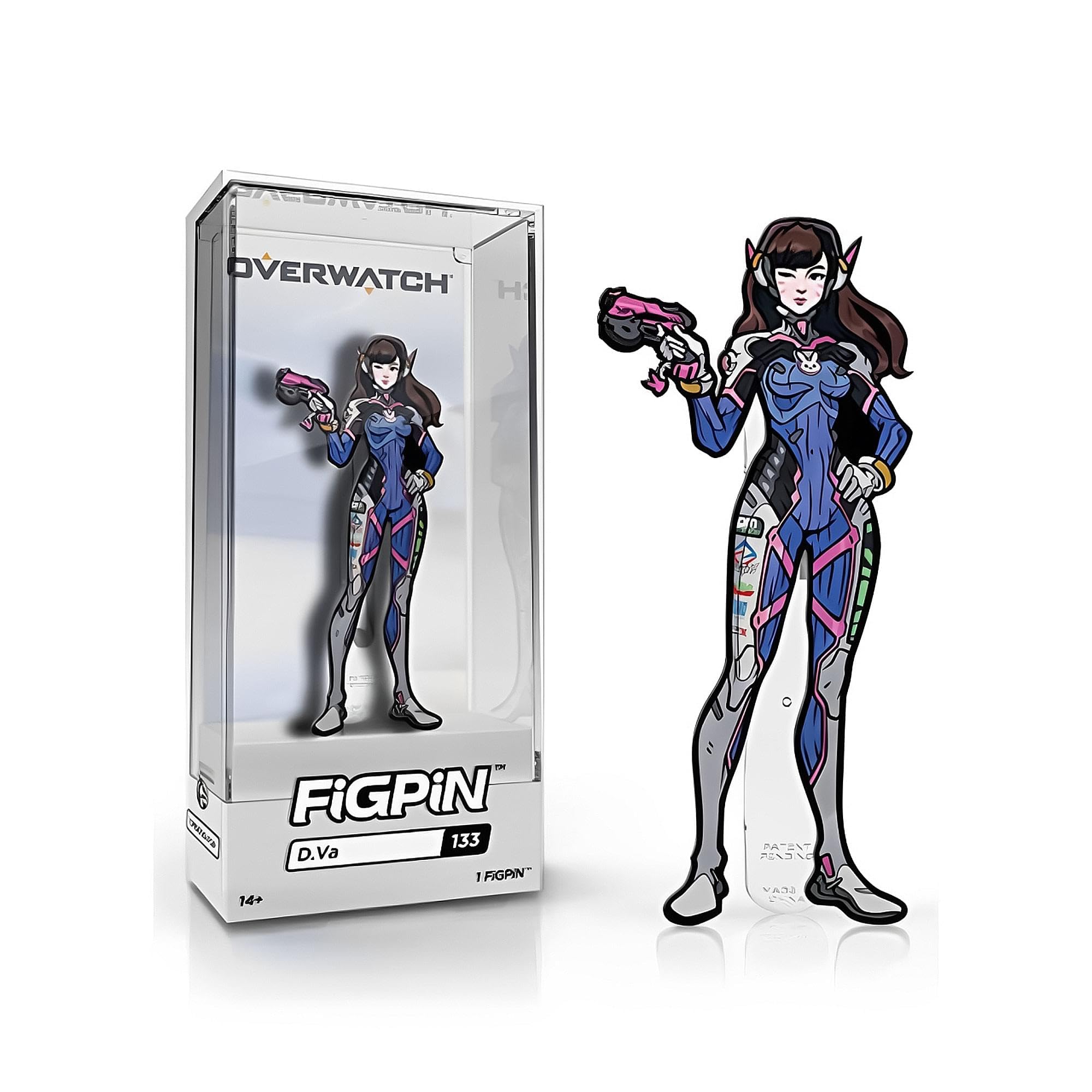 FiGPiN Overwatch: D.Va - Collectible Pin with Premium Display Case
