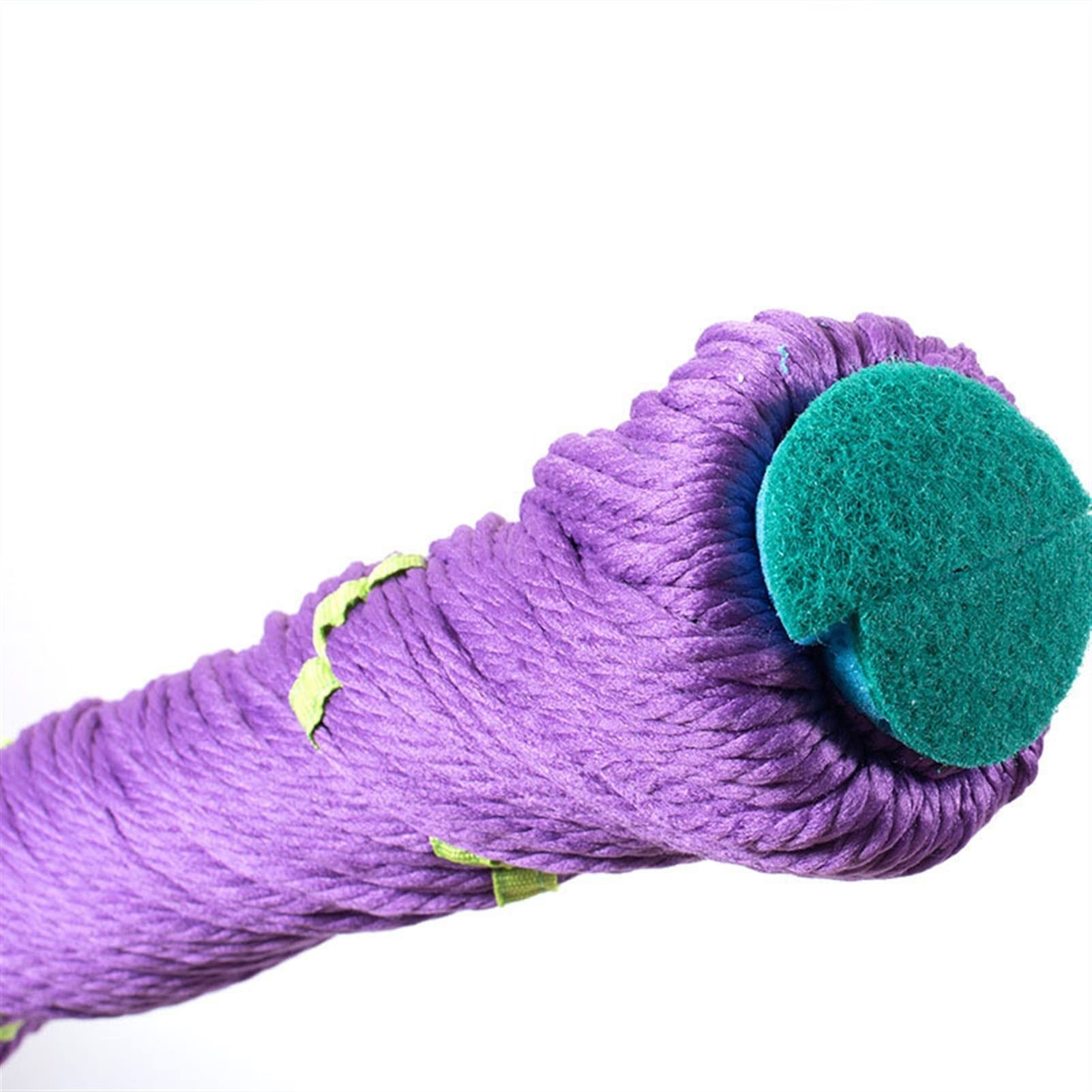 TOMYEUS Frife de Limpiador de Pisos con 2 Cabezas Reutilizables, Fácil retorcimiento de trapeador de Giro, trapeadores Secos y húmedos for Madera Dura, Tirar Azulejos de Limpieza de Microfibra.