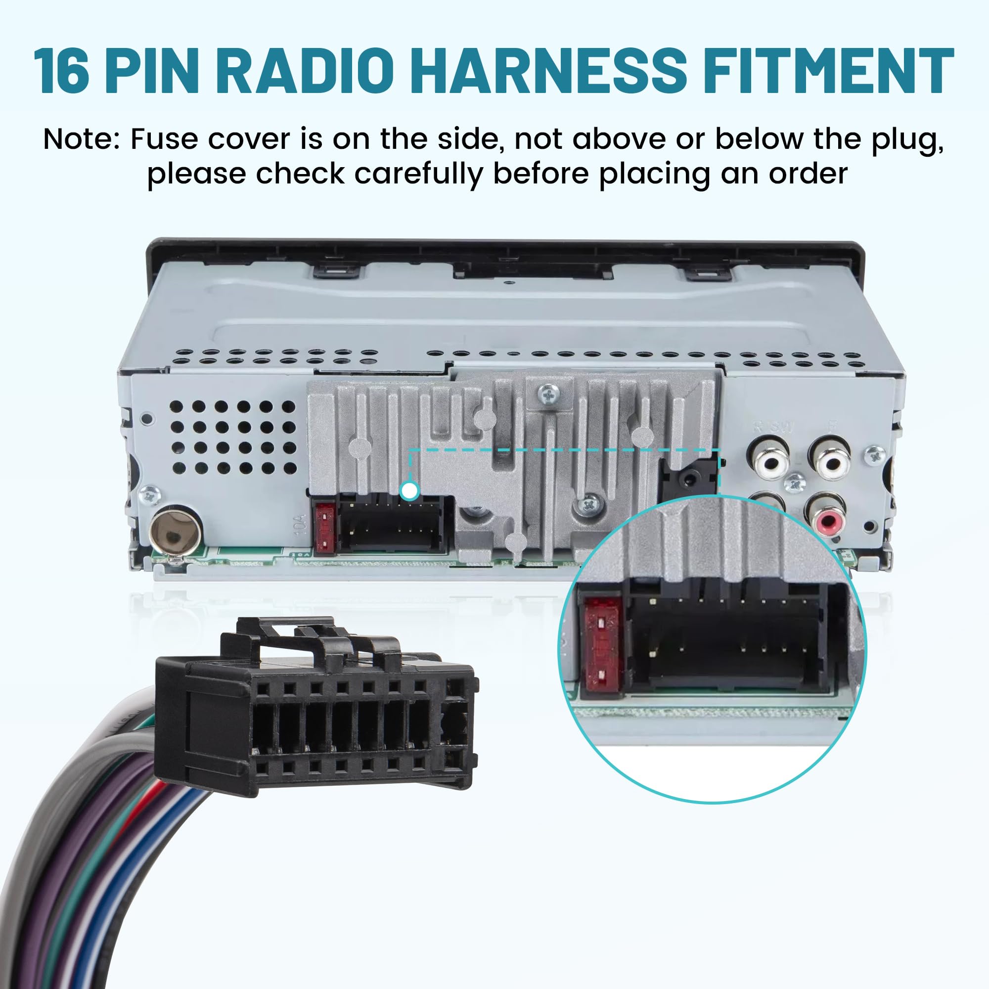 Amazon.co.jp: NuIth 16ピン パイオニアラジオステレオ配線