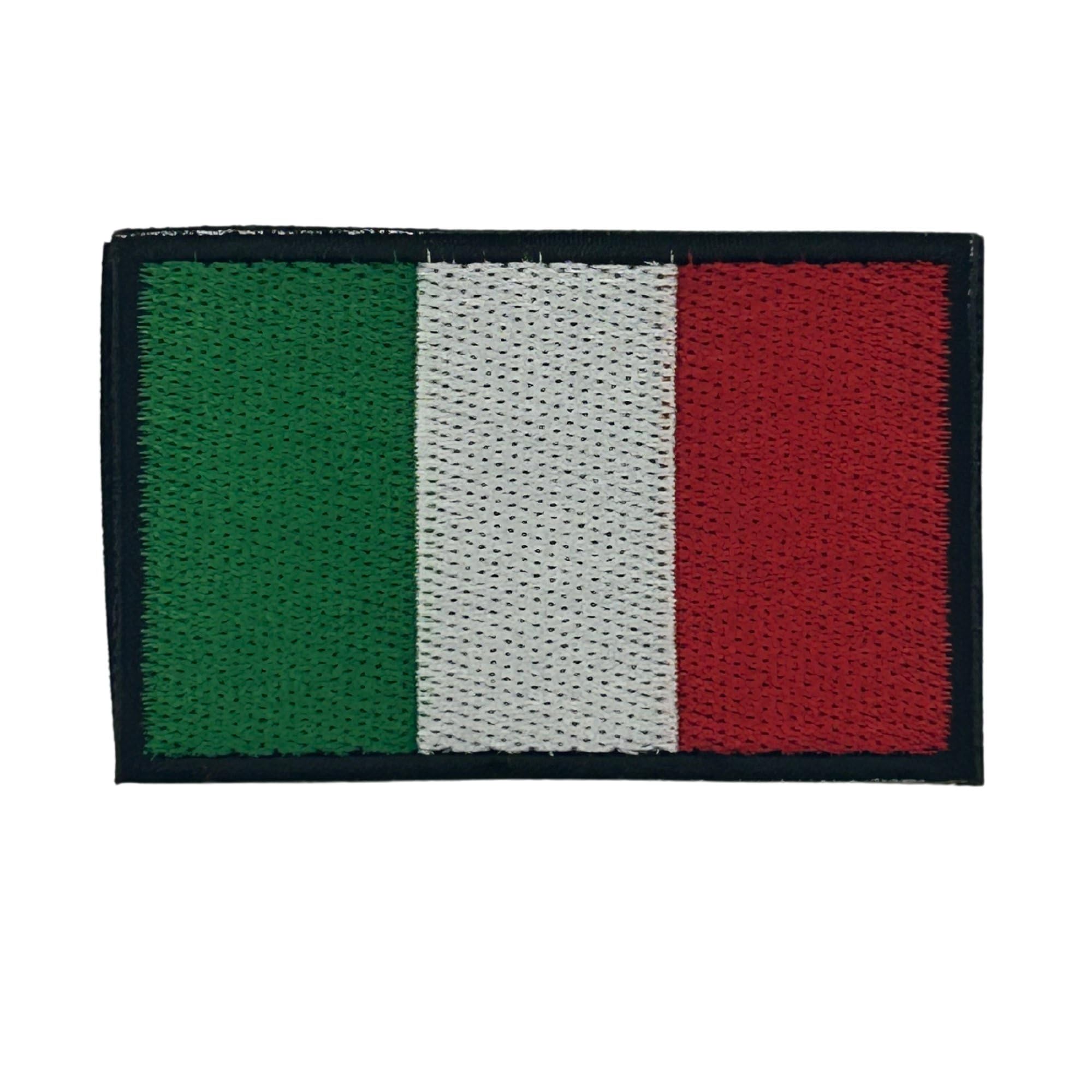 Velcro Hook Patch – Embroidery Patches Tactical/Military Flag Palestine England Iraq Spain egypt lebanon Oman UAE russian india, for men for bag/pack/vest, gadgets combat (Italy)