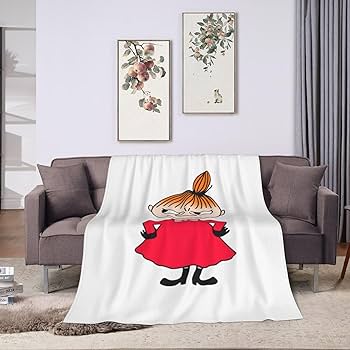 Amazon｜毛布 ブランケット ムーミン リトルミイ ひざ掛け フランネル