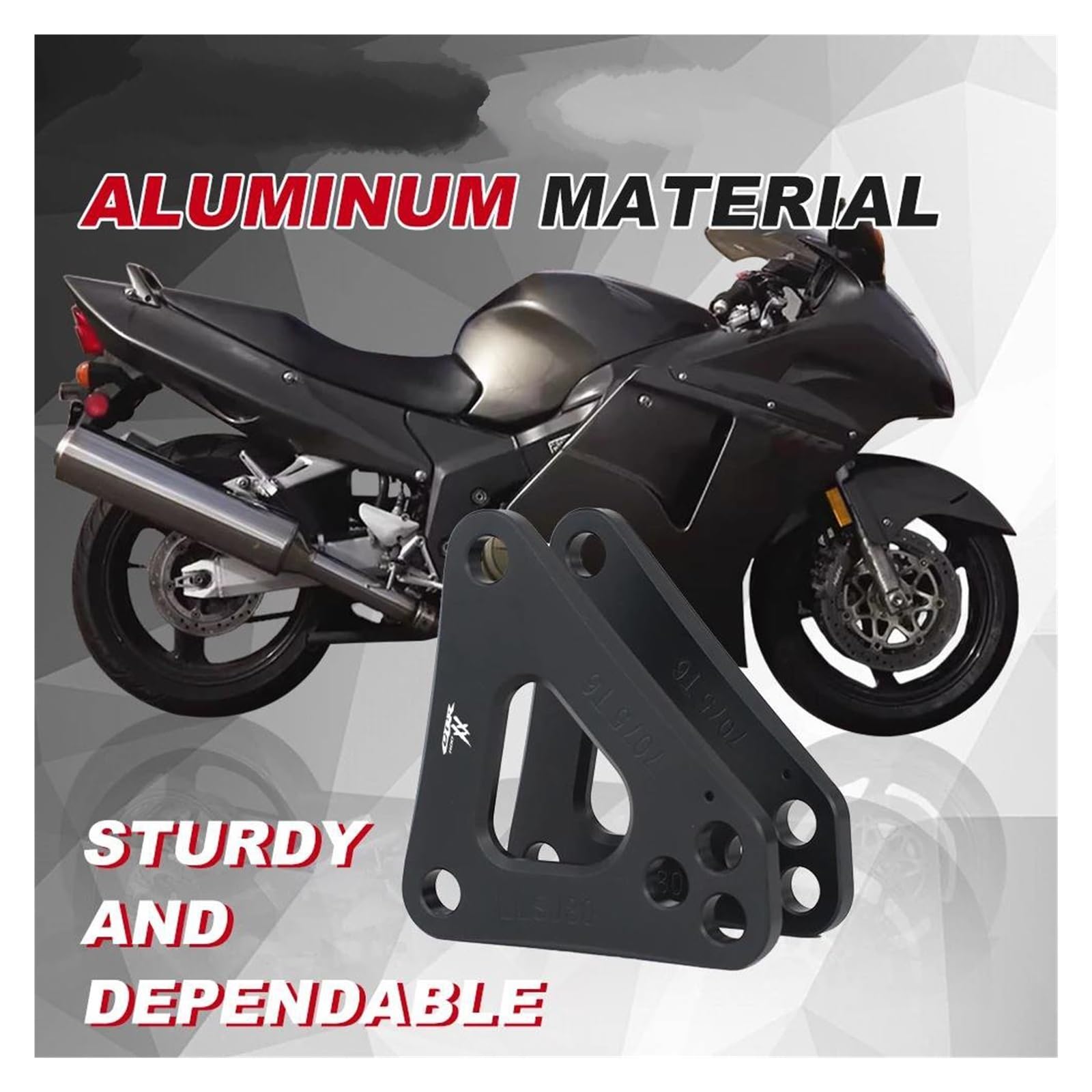 Tieferlegungssatz for CBR1100XX 1999 2000 2001 2002 2003 CBR 1100XX Black Motorcycle Lowering Links Rear Suspension Drop Link Kit