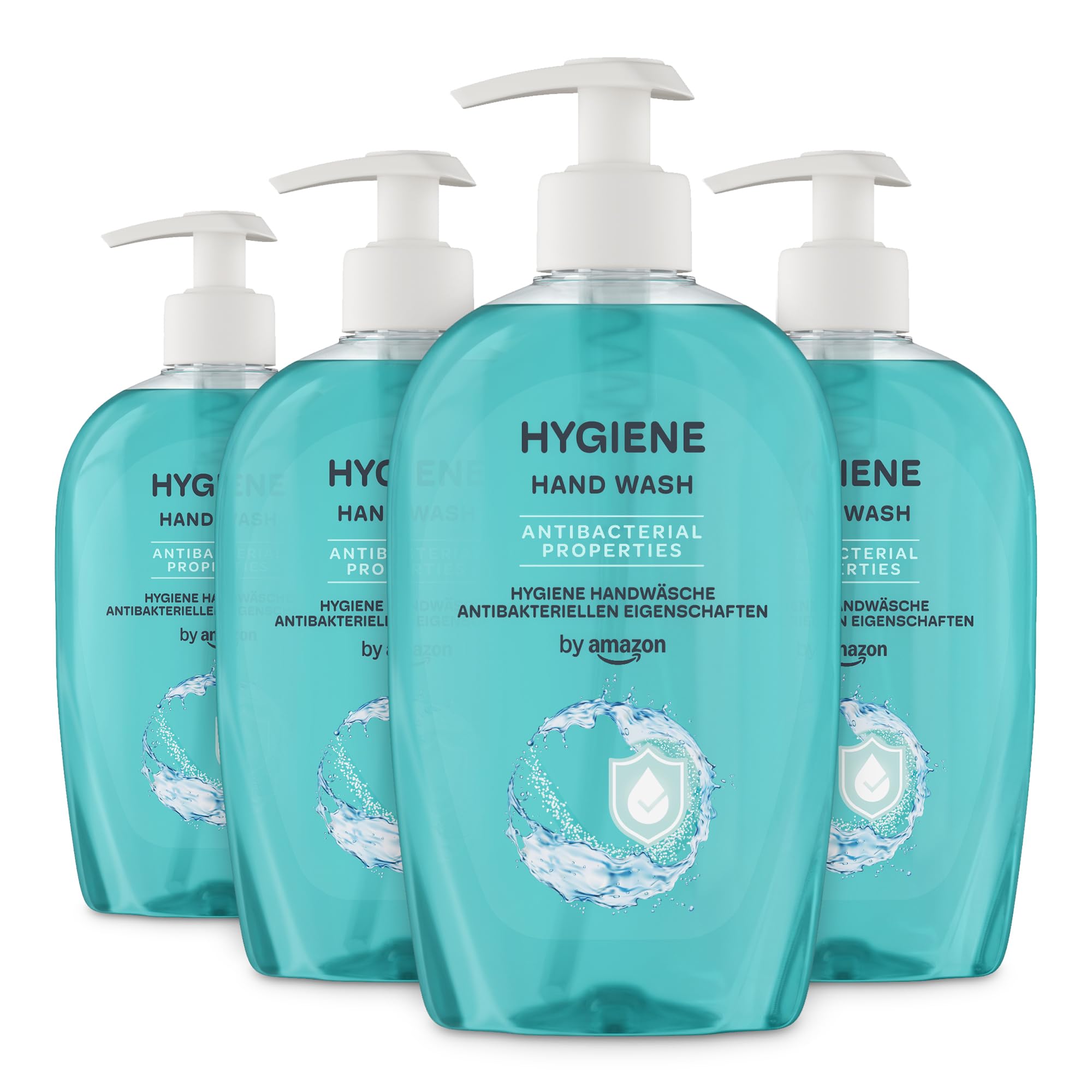 by Amazon Nettoyant pour les mains Hygiène, 4 x 500 ml