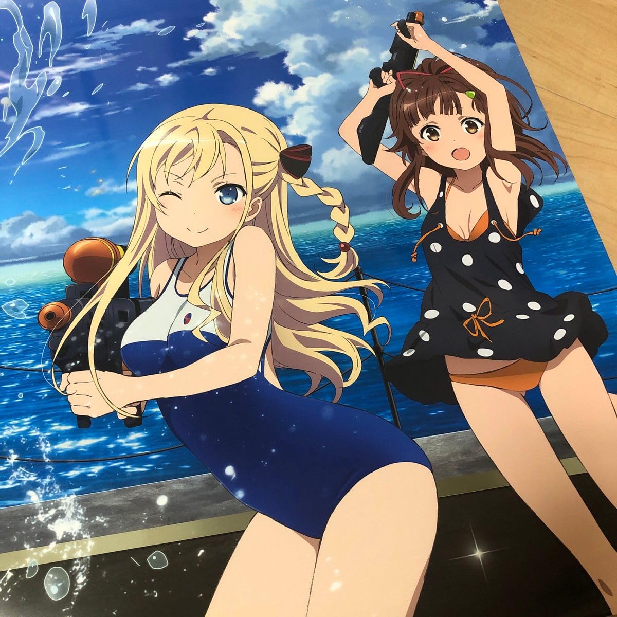 Amazon.co.jp: ハイスクールフリート B2描き下ろしお風呂ポスター