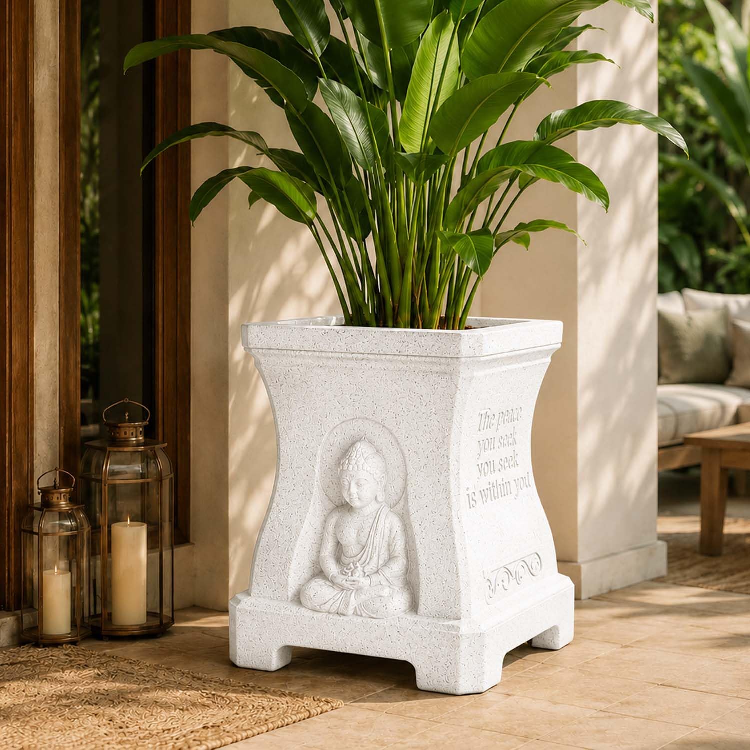 Go Hooked Tulsi Pot - Traditional Indian Planter -16