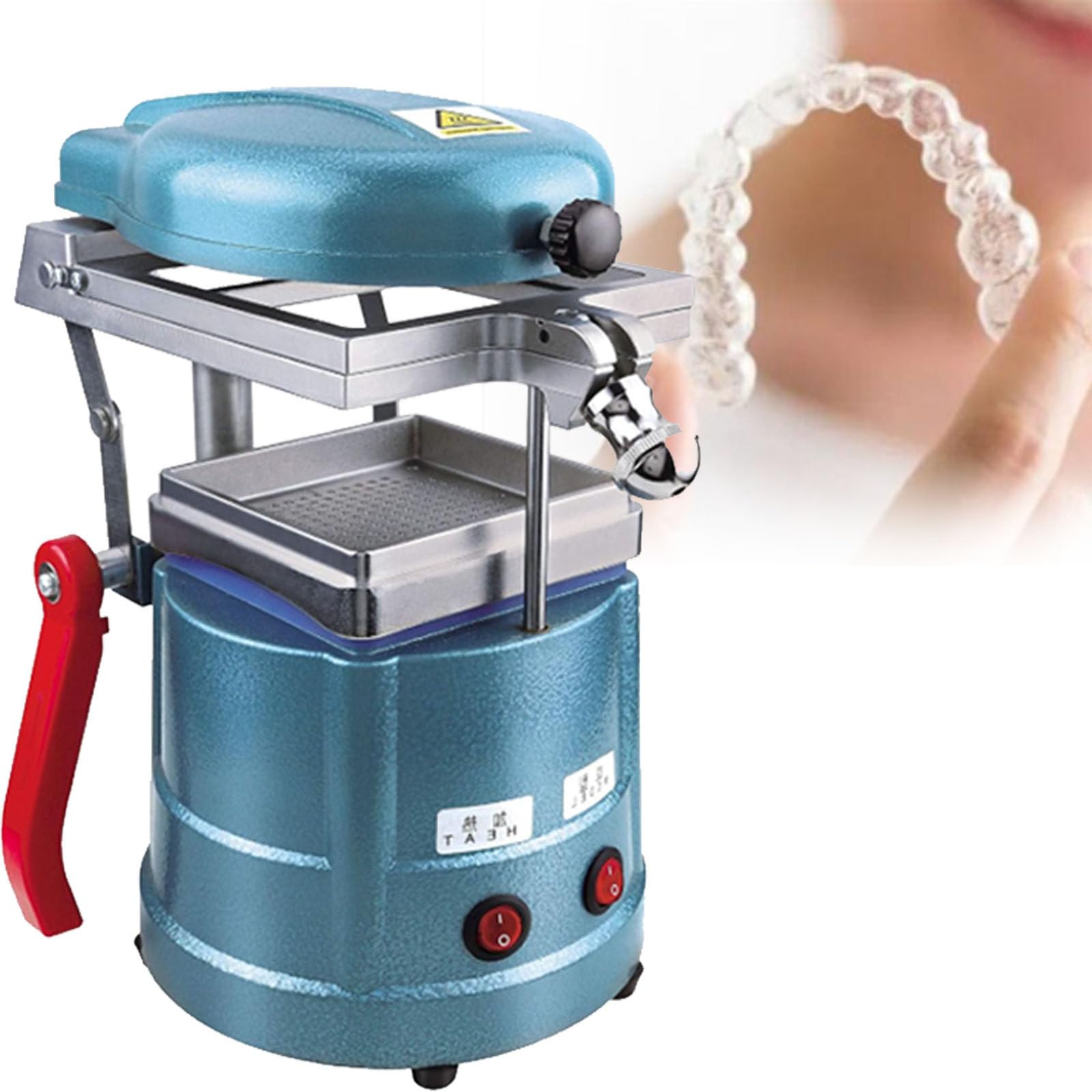 Dental Vacuum Forming Machine 220V Lab Thermoforming Equipment Vacuum Former for Dental Care Molding Oral Material Making Tools