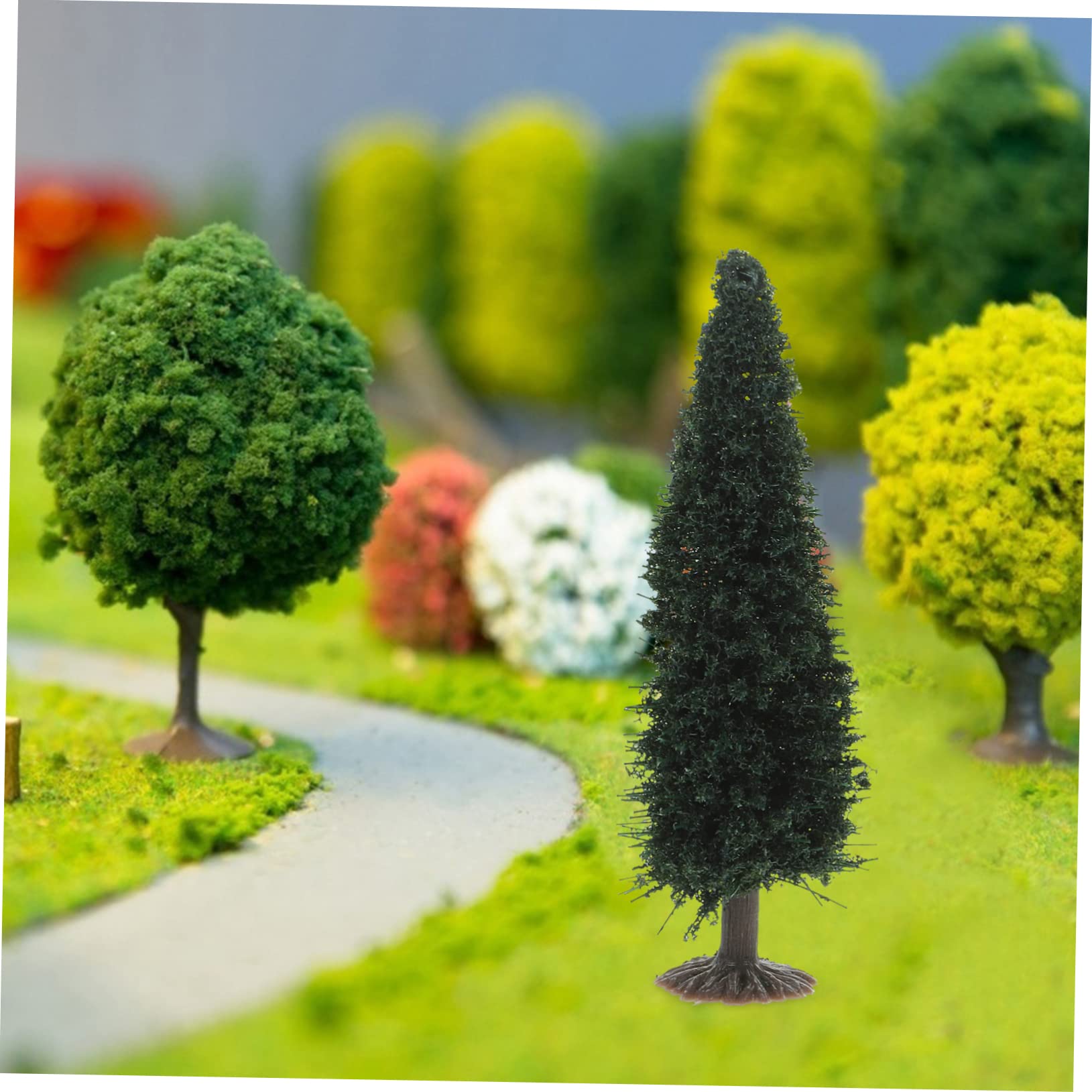 VILLCASE Árboles De Diorama 60 Piezas Modelo de Paisaje de árbol pequeño Mini arboles decoración Vegetal Modelos decoración de árboles arboles en Miniatura para Manualidades Tridimensional