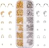SUNNYCLUE 1 Box 640Pcs 6 Styles 2 Colors Jewellery Findings Include 160pcs Crimp Beads & 160pcs Crimp Tubes 2mm & 80pcs Crimp Covers & 80pcs Bead Tips & 80pcs Knot Covers & 80pcs Wire Guardians