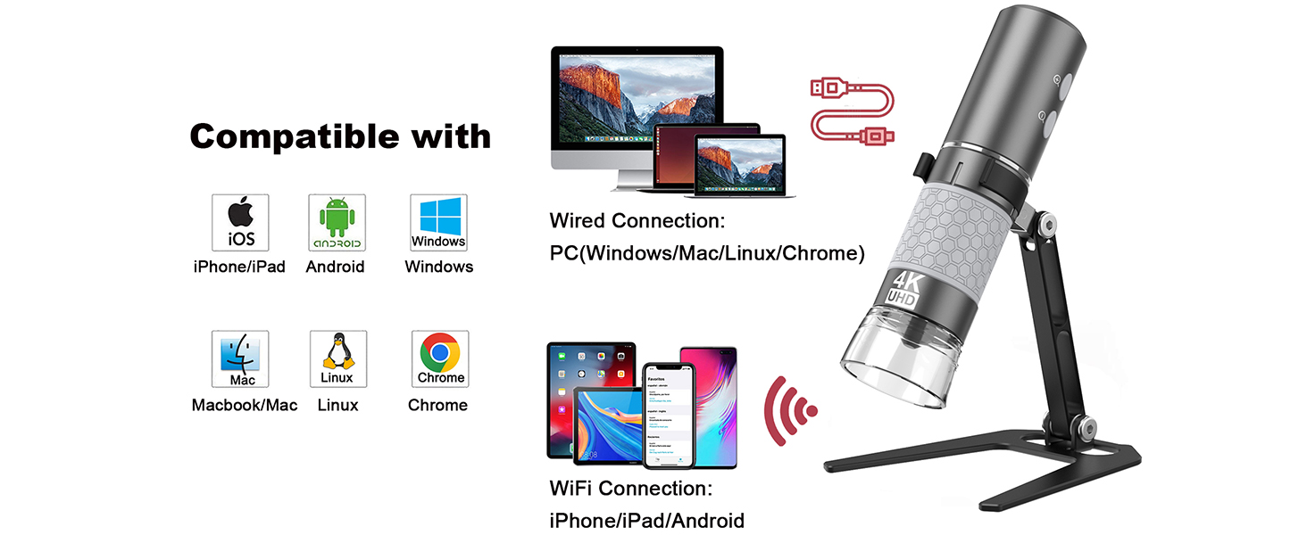 Watch Jiusion 4K WiFi Microscope on Amazon Live