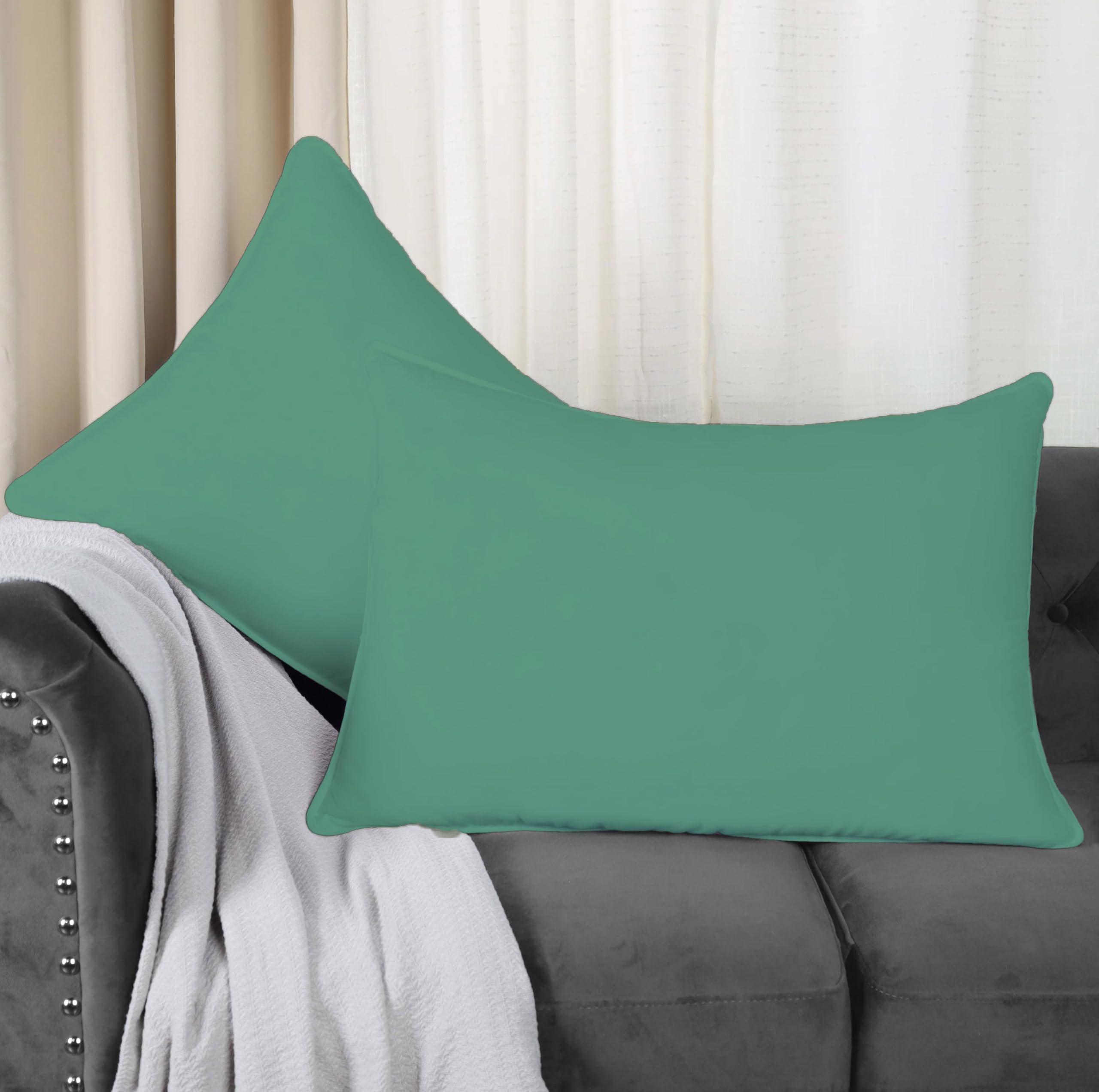 Cameo Rose Cotton Pillow Covers - Set of 2 -15