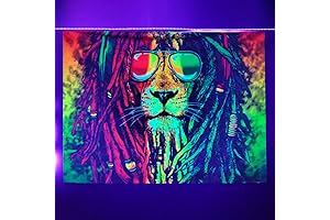 Rastafarian Tapestry Lion Head Bob UV Tapestry
