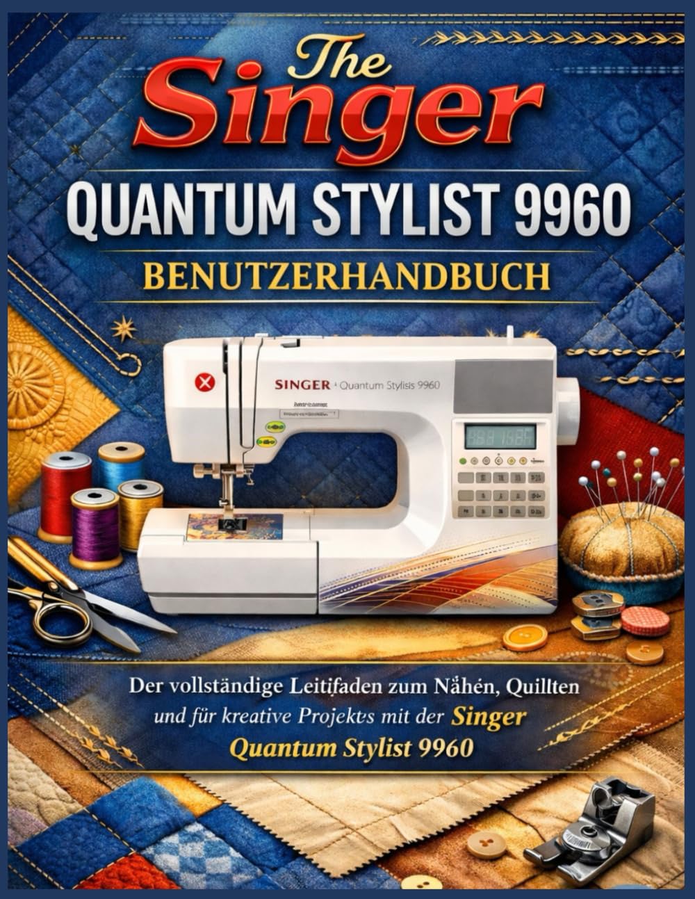 Singer Quantum Stylist 9960 Benutzerhandbuch: Der vollständige Leitfaden zum Nähen, Quilten und für kreative Projekte mit der Singer Quantum Stylist 9960