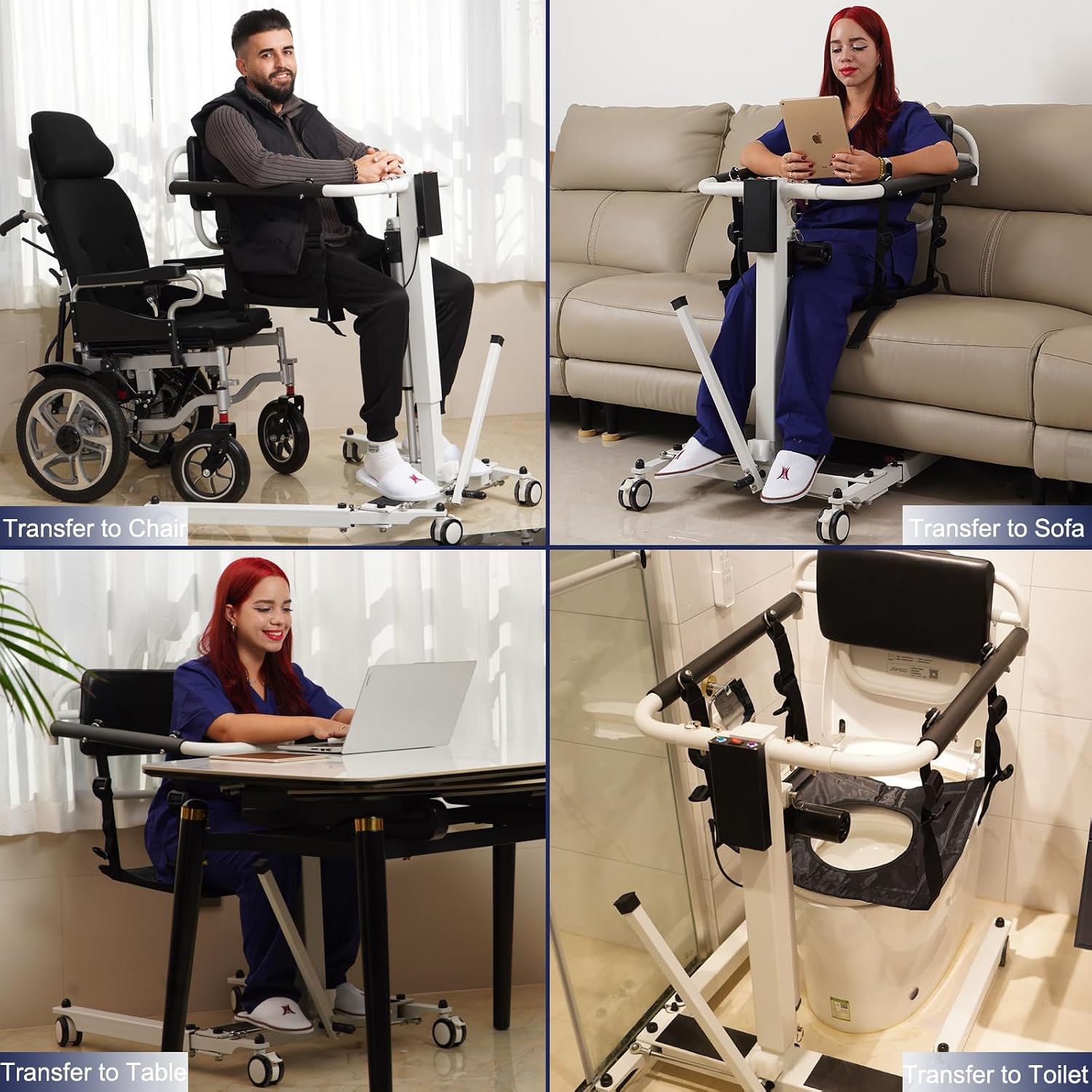 Electric Patient Lift Transfer Chair, Portable Patient Lift for Car Foldable Transfer Lift Chairs for Elderly Transfer Chairs for Disabled, Lift Transfer Chairs (Foldable Electric Lift)