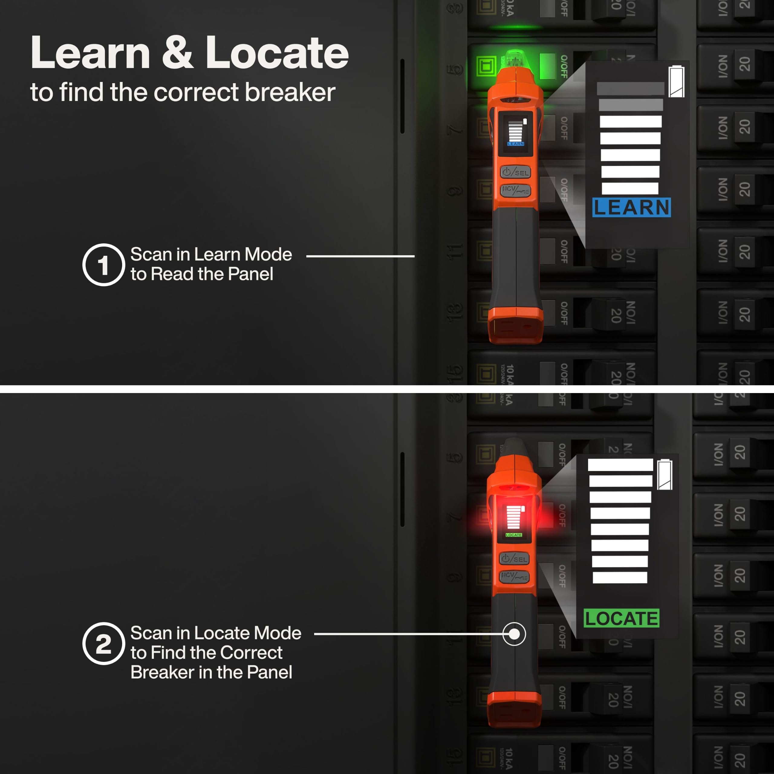 Klein Tools ET350: 4-in-1 Circuit Breaker Finder -5