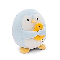 NICI peluche Pinguino Waddle 27cm con anatra i blu – Simpatico peluchetto con imbottitura morbida per giochi e coccole, Doudou, perfetto come idea regalo per bambini e adulti – 61409