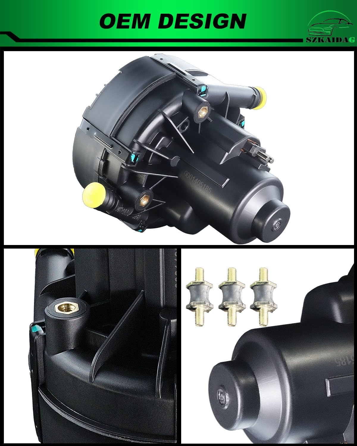 Secondary Air Injection Pump For:-Mercedes-Benz E350 E550 C300 CLK350 C230 C280 C350 CLK550 GL450 GL550 ML350 ML550 R350 R550 SL550 SLK280 SLK300 SLK350 2005-2012 OE# 0001405185, 704389020