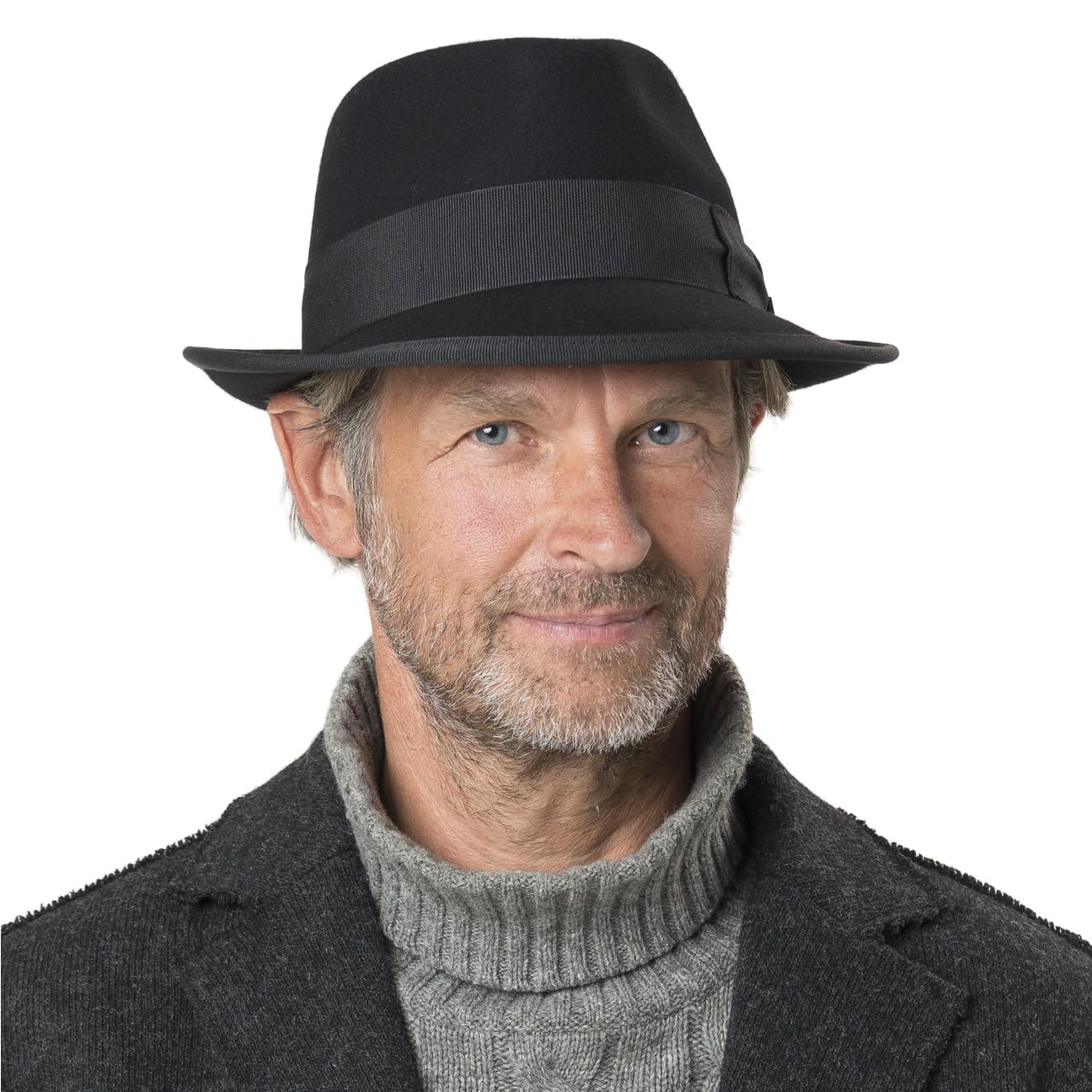 Lipodo Classic Wool Trilby Filzhut Damen Herren Wollhut Made in Italy Hut aus Wollfilz Trilbyhut Fedora