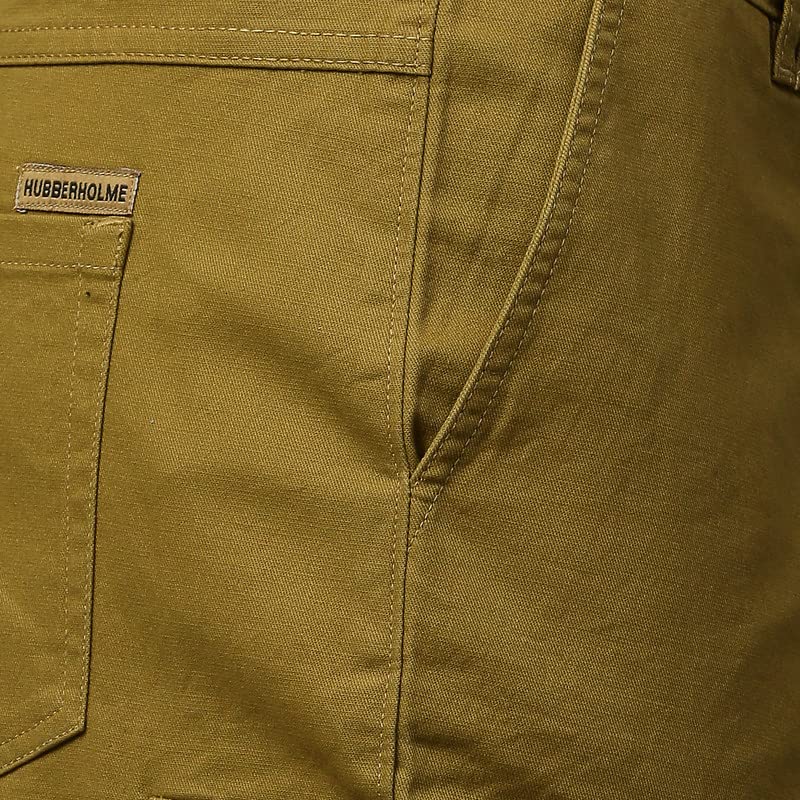 Image of Hubberholme Men Cargo Shorts - Lightweight Regular Fit Lounge Shorts - Stretchable Pure Cotton Shorts for Men's Sports, Short with Pocket for Running /Gyming Athleisure Shorts with Extra Comfort