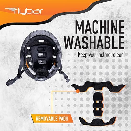 Miniatura 6 de Flybar Casco para niños casco ajustable duradero para bicicleta, monopatín, scooter y actividades BMX, de 3 a 14 años
