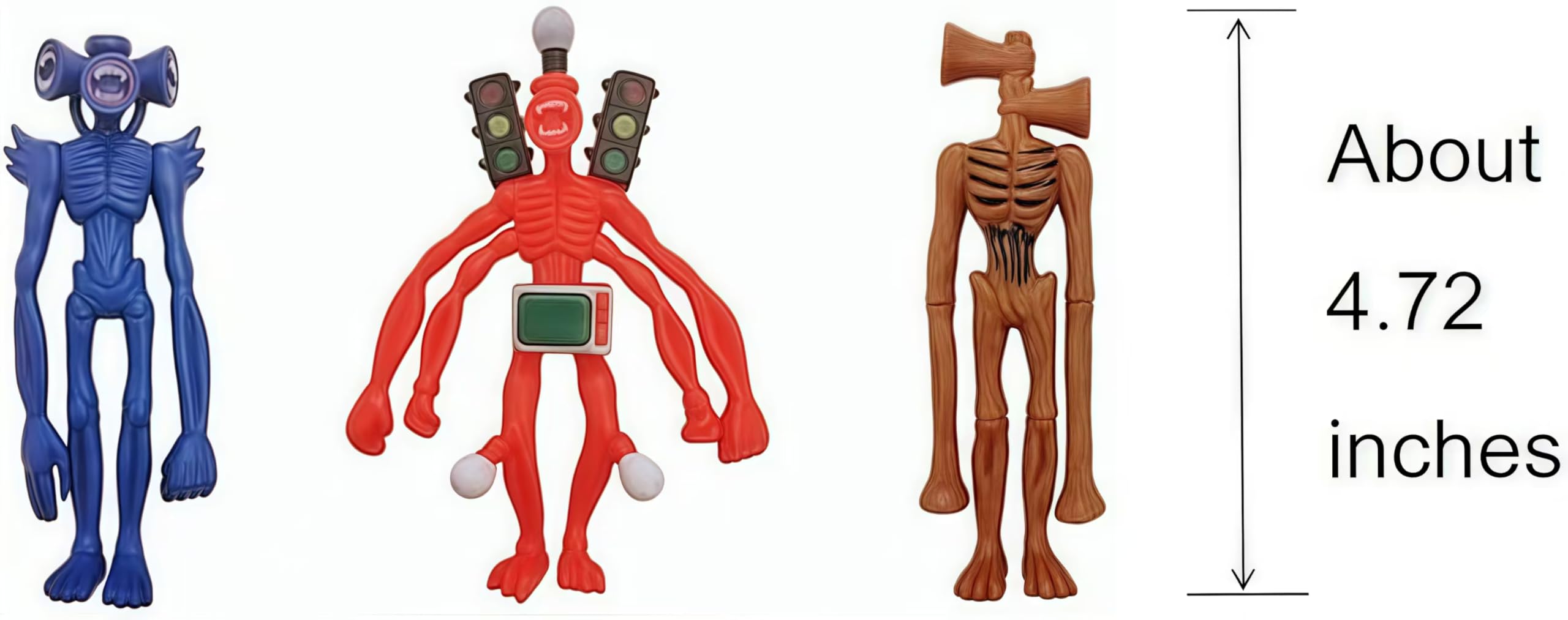 6 giocattoli a forma di testa di sirena, per bambini, per compleanno, Halloween, feste di Natale (6 pezzi)