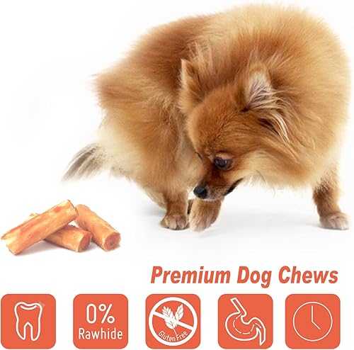 Miniatura 9 de LuvChew - Rollito para masticar para perros, sin cuero crudo, calidad prémium, hecho con pollo real y verduras, delicioso, saludable, digerible