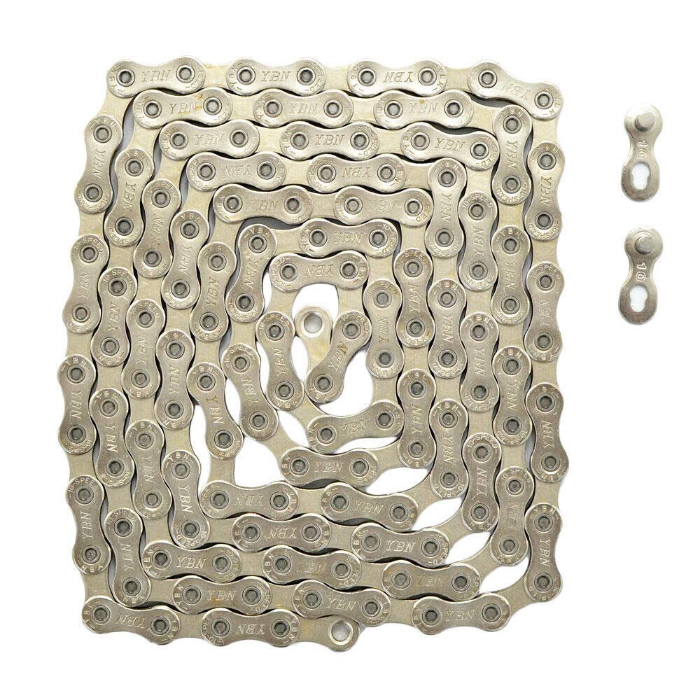 YBN S10E 10 Speed Electric eBike/Bike Chain 136 Link Fits Bosch Shimano SRAM, ST2182-N