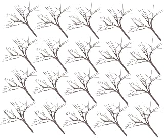 Wakauto 20pcs Miniature Tree Boles for Micro Landscape Decor Realistic Branches for Diorama Crafts and Home Office Display and Detailed Design for Nature-Inspired Projects