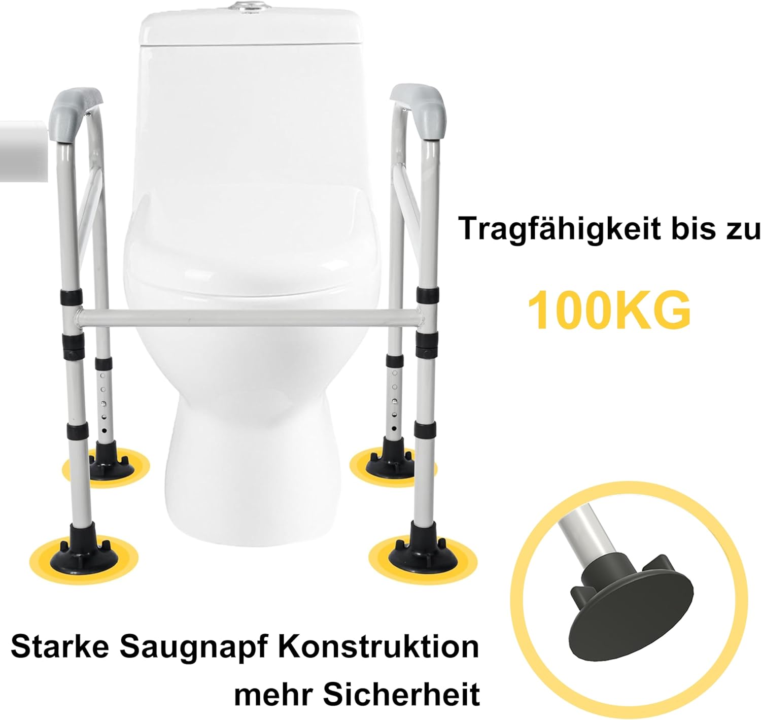 MYOYAY WC Támasztó Keret telepítési nézet