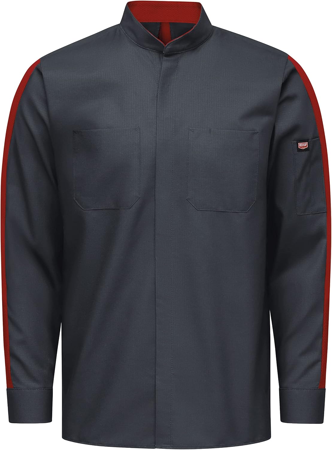 Red Kap Men's Long Sleeve Two-Tone Pro+ Work Shirt with Oilblok and Mimix