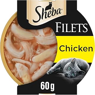Sheba Fillets Cat Food Tray with Chicken in Gravy 2x16x60g