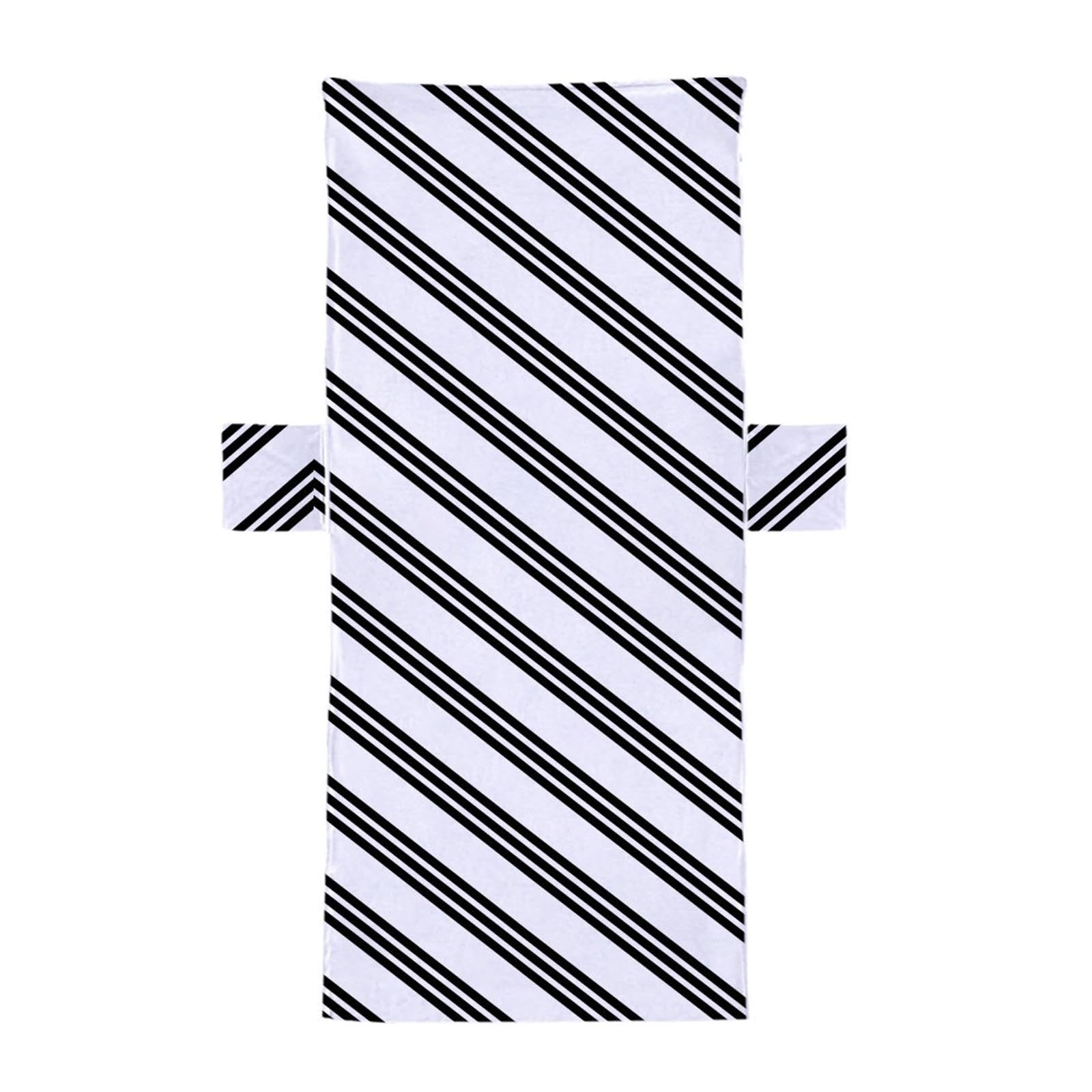 Bnf® Beach Chair Cover Striped Soft Lounger Towel for Summer Garden Swimming Pool Black|Sporting Goods|Fitness Running & Yoga|Fitness Equipment & Gear|Gym Towels-image-18