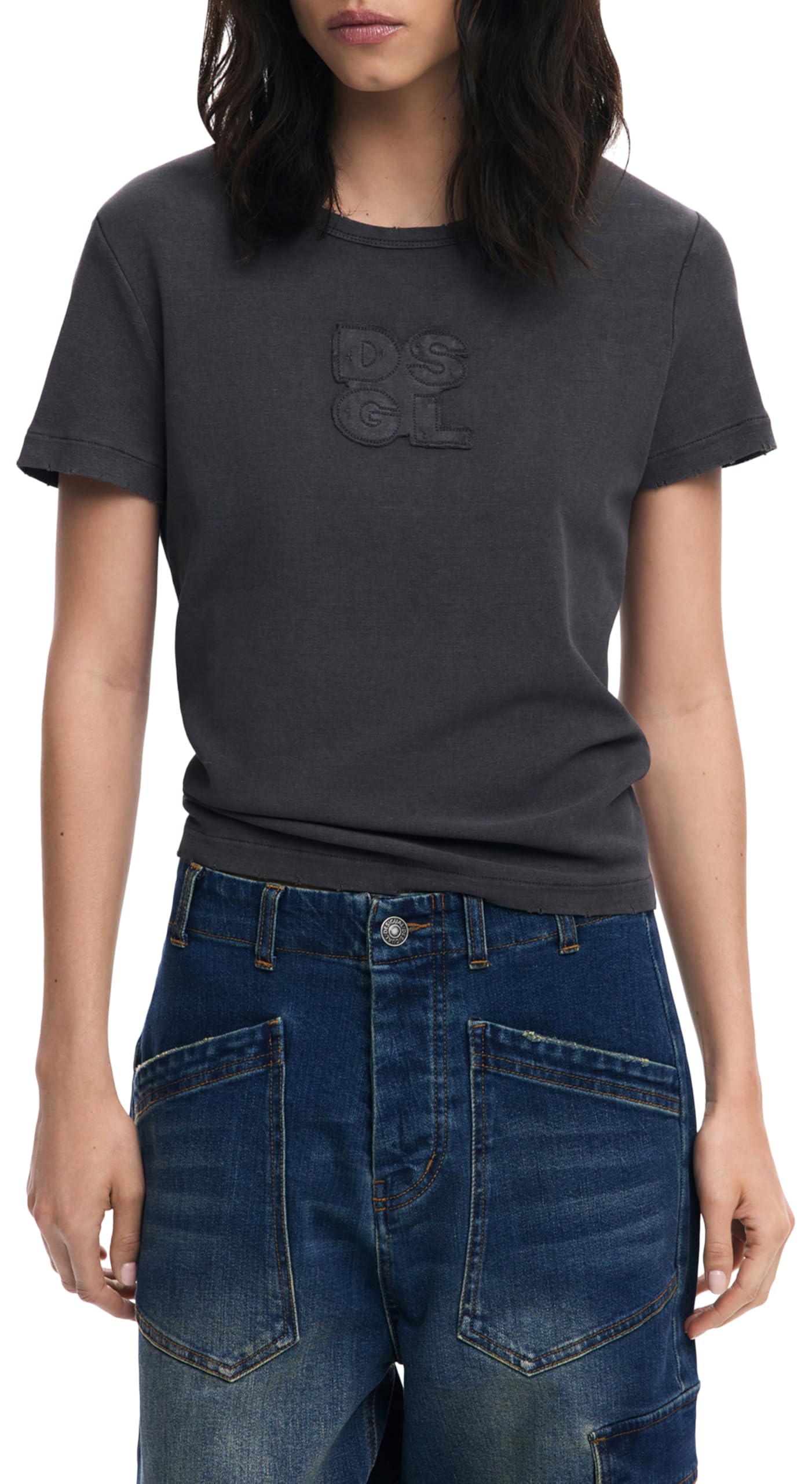 Desigual TS_Praga, 2000 Negro, S