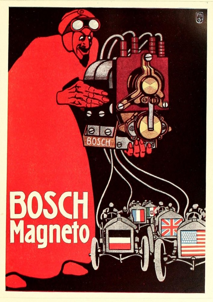 【 BOSCH 1960s ヴィンテージ・ポスター 】　当時物　69×50ｃｍ BOSCH 1960s ヴィンテージ・ポスター 】 当時物 69×50cm BOSCH 1960s