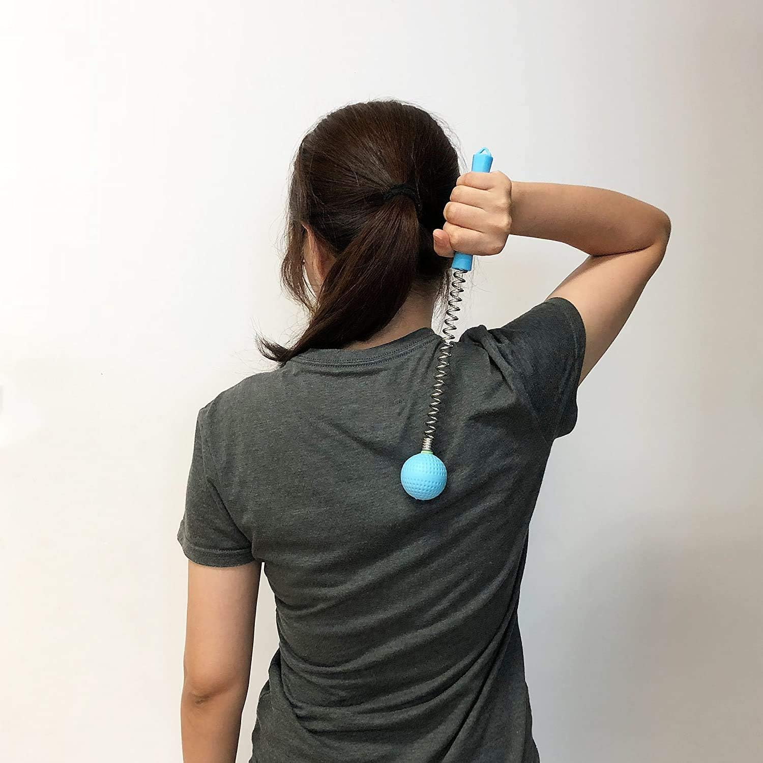 Manual Massage Hammers, Silicone Golf Ball Hammer Back Tapper Massager Acupressure Tool for Body Relaxation and Pain Relief-image-24