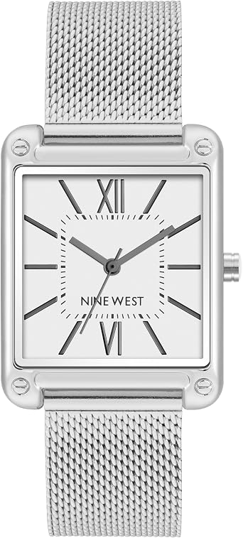 Nine West Womens Mesh Bracelet Watch