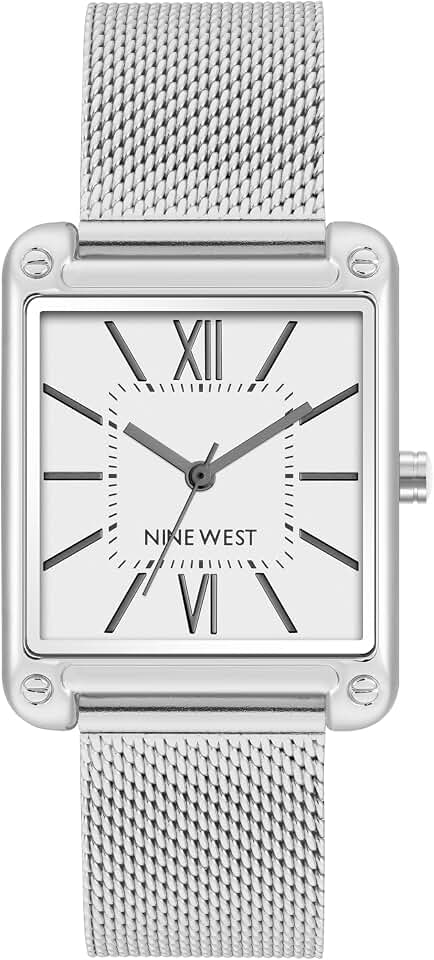 Nine West Women&#x27;s Mesh Bracelet Watch
