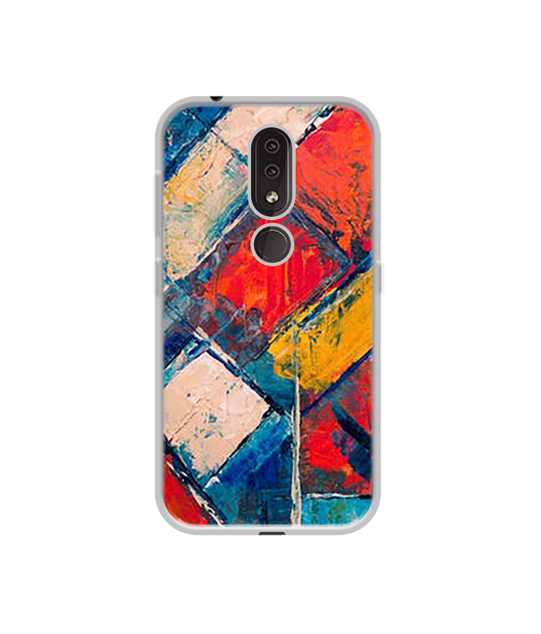 Amazon Brand - Solimo Designer Dark Multicolor Blocks UV Printed Soft Back Case Mobile Cover for Nokia 4.2 (B0856B6X55) Amazon Price History, Amazon Price Tracker