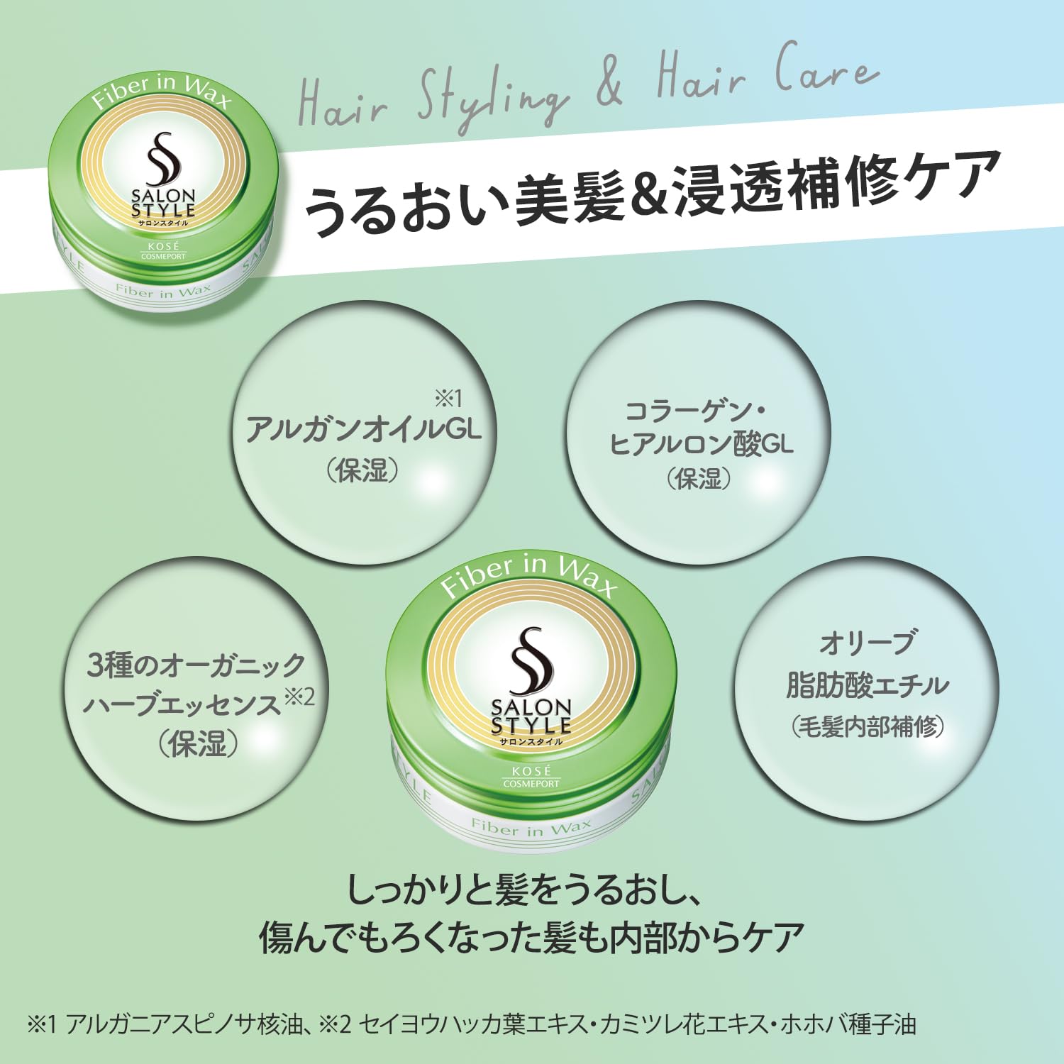 Kose Cosmeport - SALON STYLE (salon style) hair wax (fiber-in) 72g