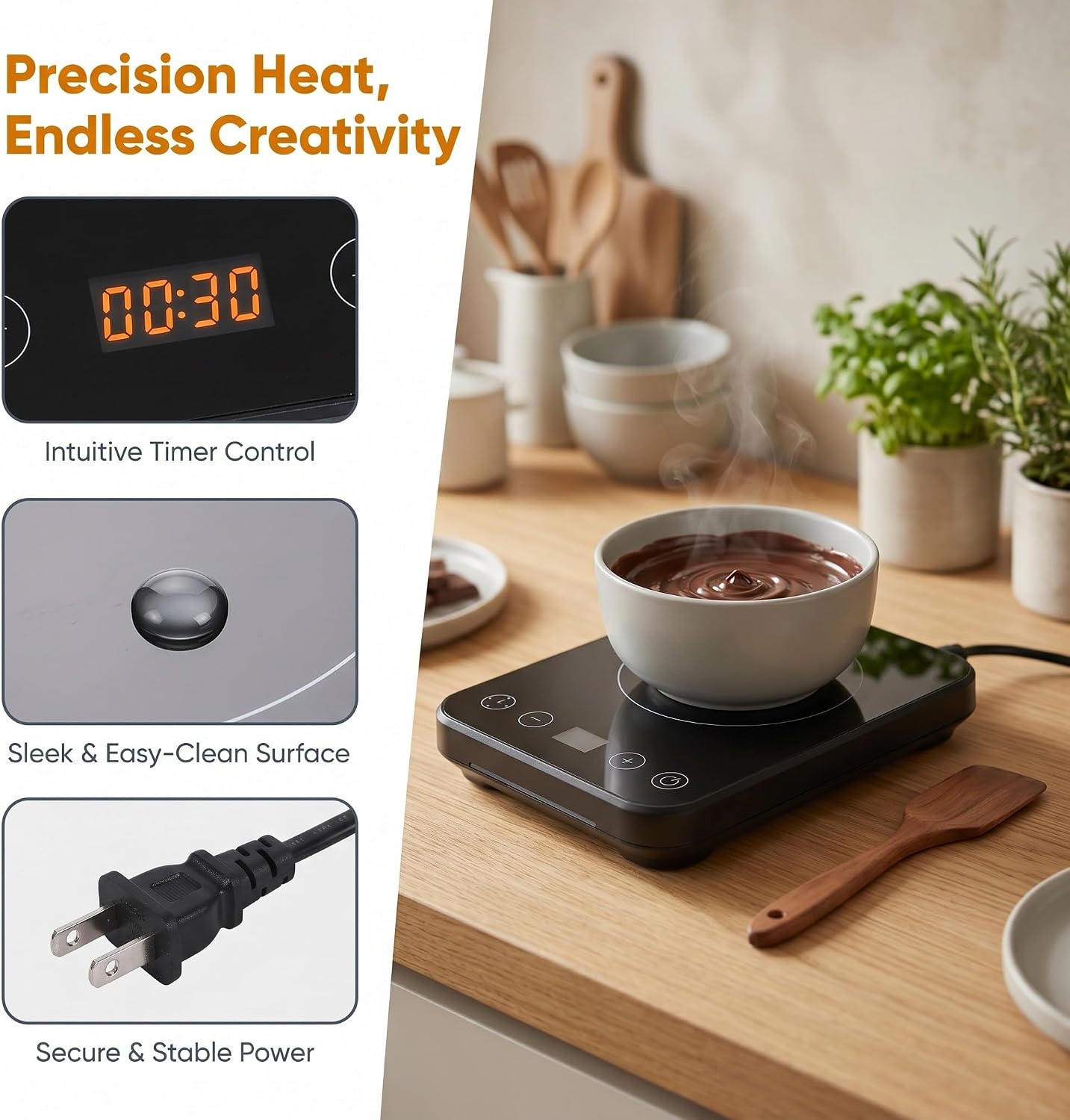 Operitacx Heating Pad for Bread Proofing - Electric Sourdough Starter Fermentation Warming Mat with 110-180℉ Adjustable, 0-12h Timer for Food Prep US Plug