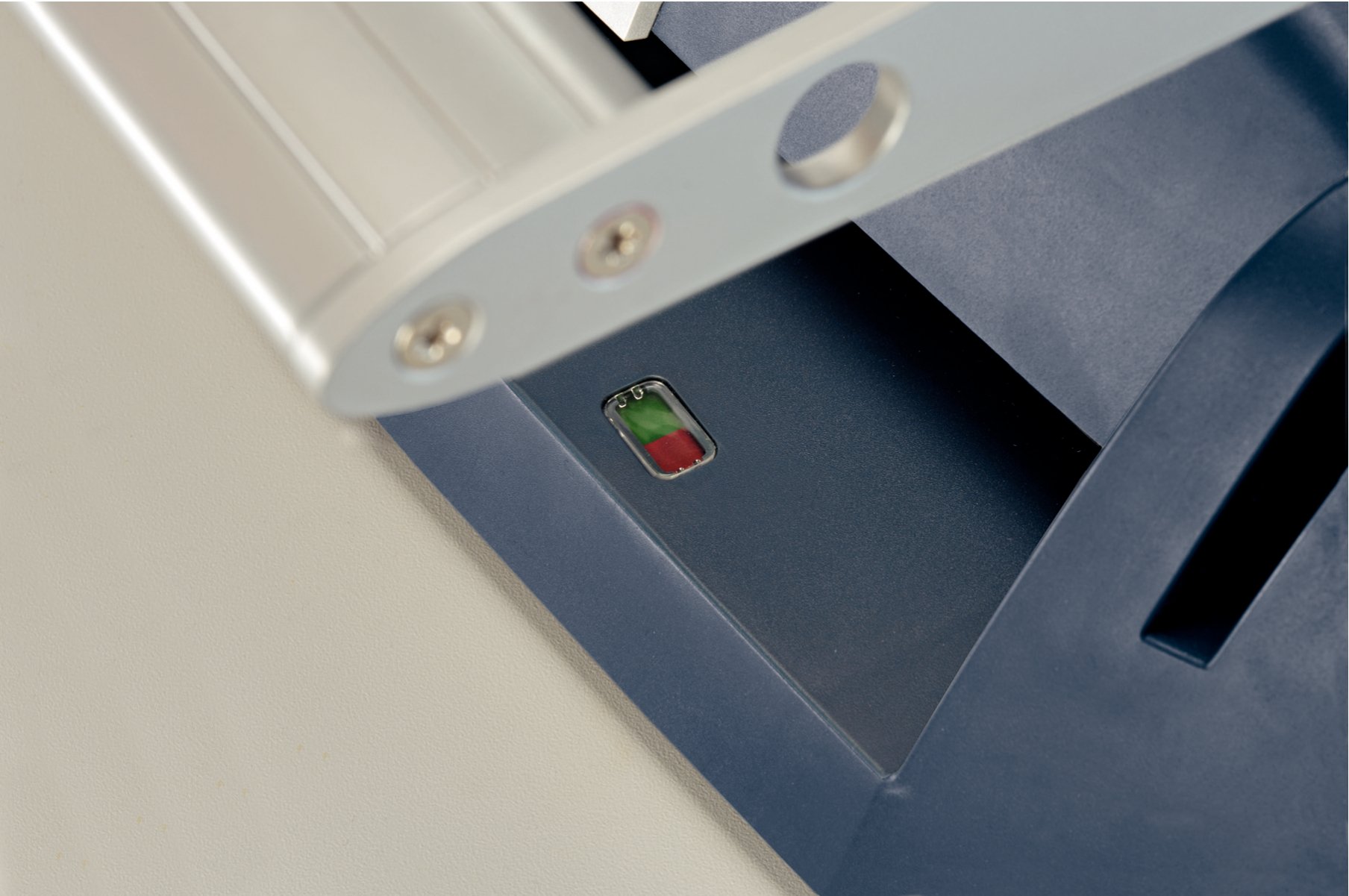 Leitz 73880000 Buchbindegerät impressBIND 280 für A4, blau/silber