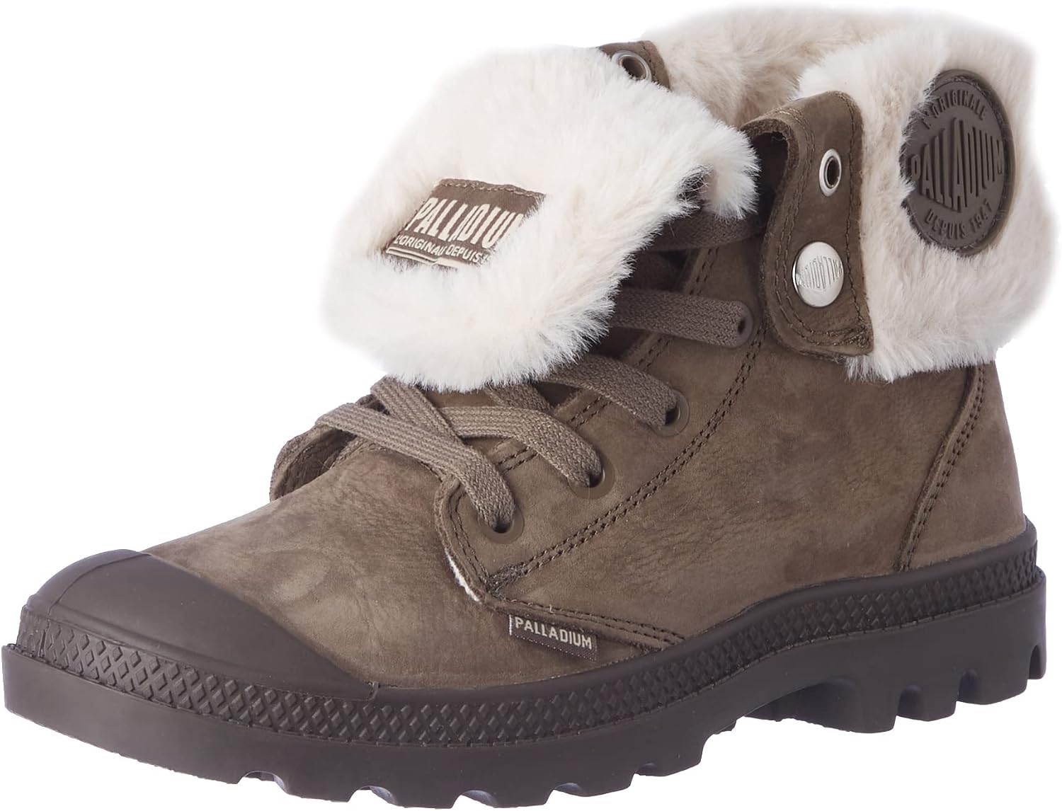 Palladium Damen Baggy NBK Sneaker Boots – Weiches Nubukleder, Gefüttert & Stylisch