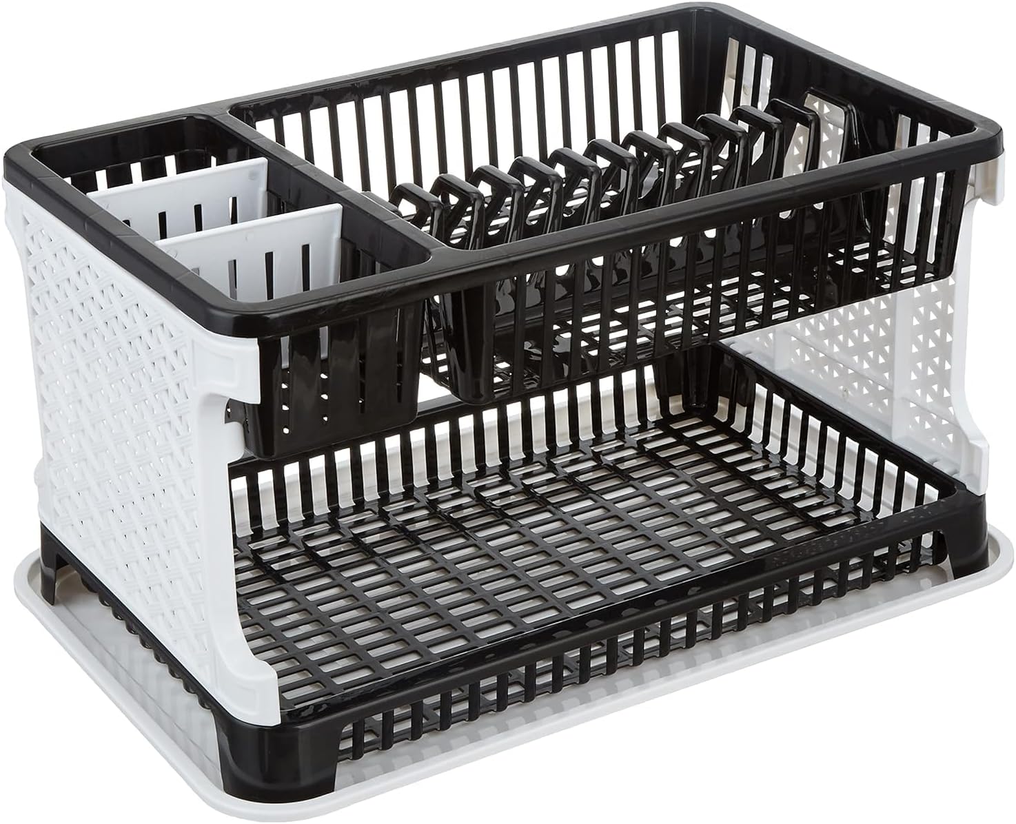 ARISTO Elite Plastic Tiered Shelf Floor Mount Kitchen Organizer Rack With Water Storing Tray (Assorted),(51 X 33 X 27 )Cm