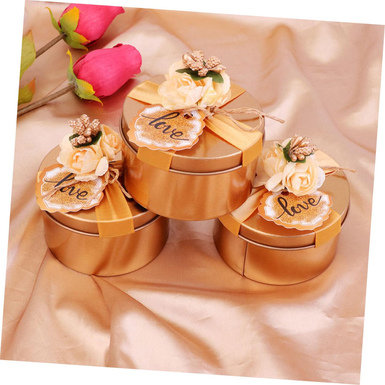 Healeved 8pezzi Scatole Per Matrimonio Da Scatoline Eleganti Per Confetti e Piccole Decorazioni Color Per Feste e Compleanni