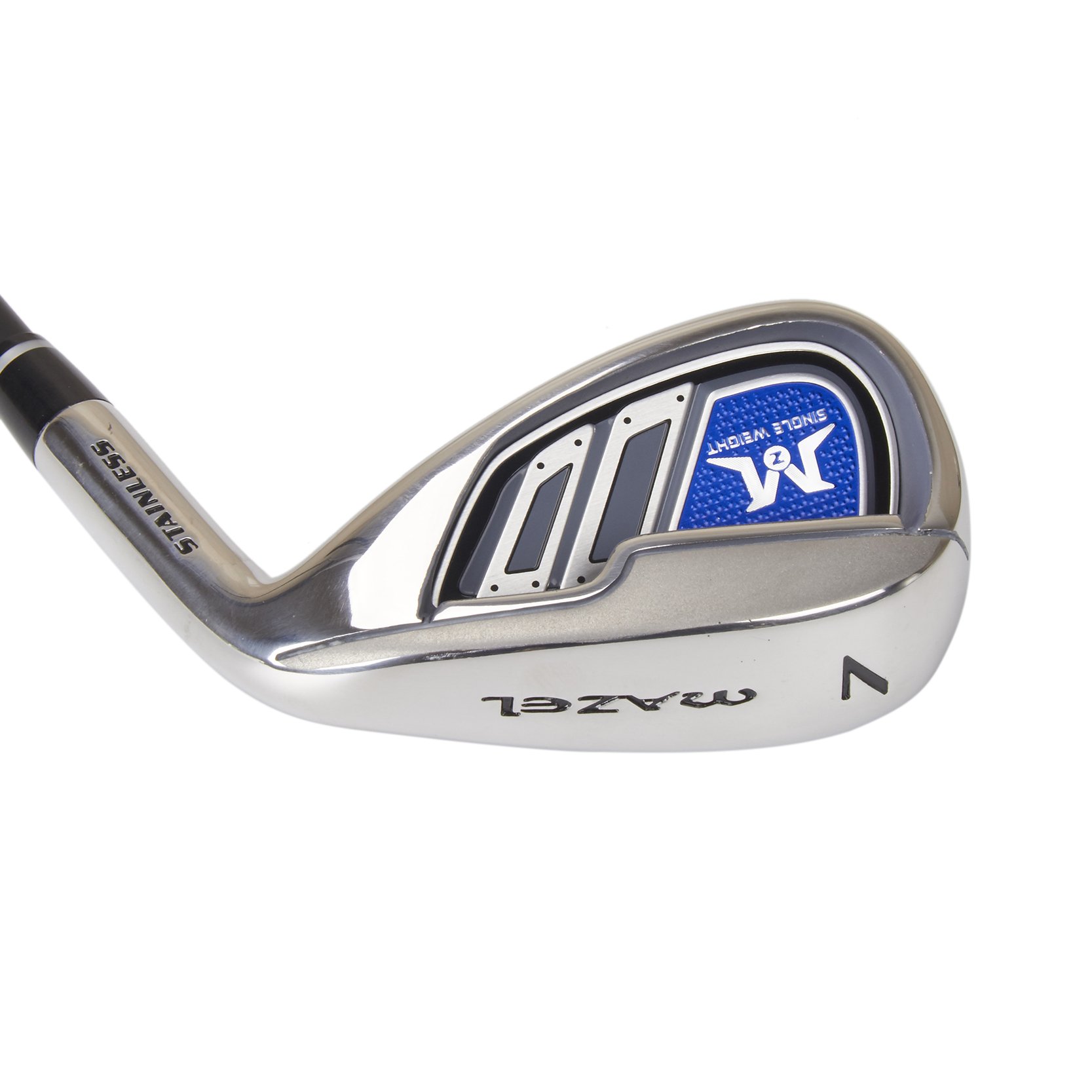 MAZEL Ferro da golf individuale n. 7, mazza da golf per uomo 95,2 cm di lunghezza destra (albero in grafite, SR Flex)